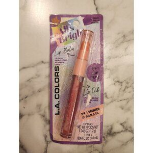 L.A. Colors 2-In-1 Lip Balm & Lip Oil - Vanilla Frosting Scented